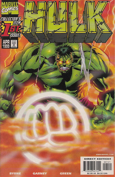 Cover for Hulk (Marvel, 1999 series) #1 [Sunburst variant]