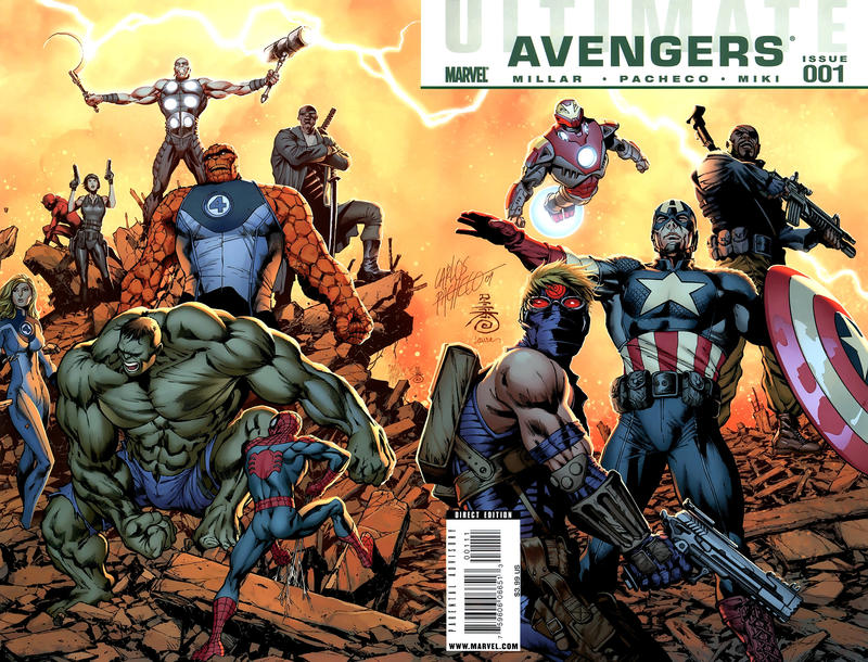 Cover for Ultimate Avengers (Marvel, 2009 series) #1
