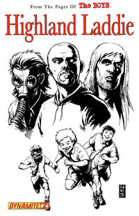 Cover Thumbnail for The Boys: Highland Laddie (Dynamite Entertainment, 2010 series) #2 [Black-and-White Variant]