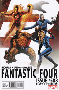 Cover Thumbnail for Fantastic Four (Marvel, 1998 series) #583 [Second Printing]