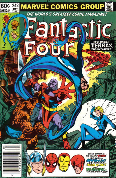 Cover for Fantastic Four (Marvel, 1961 series) #242 [Newsstand]