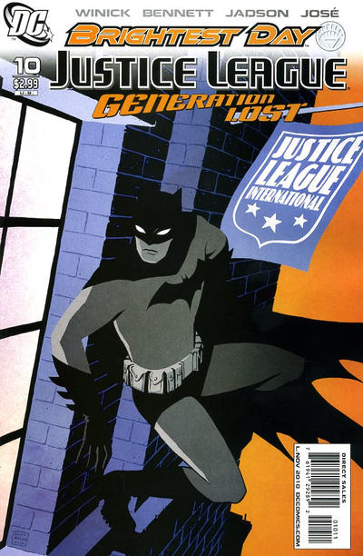 Cover for Justice League: Generation Lost (DC, 2010 series) #10 [Cliff Chiang Cover]