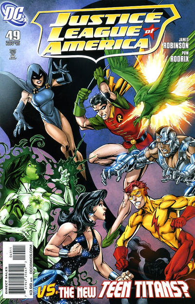 Cover for Justice League of America (DC, 2006 series) #49 [Direct Sales]