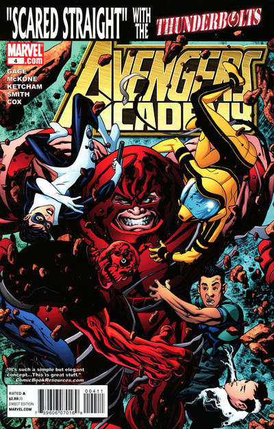 Cover for Avengers Academy (Marvel, 2010 series) #4