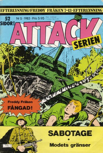Cover for Attack-serien (Atlantic Förlags AB, 1983 series) #5/1983
