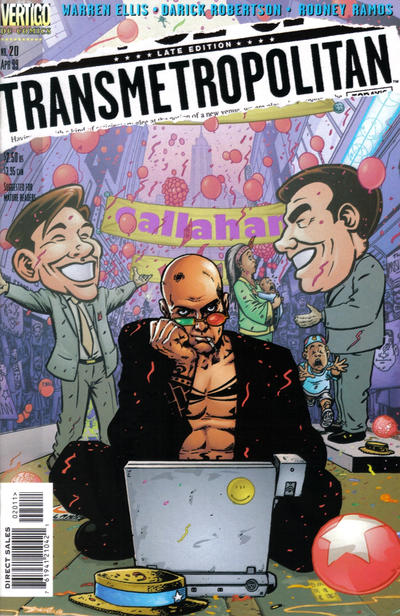 Cover for Transmetropolitan (DC, 1997 series) #20