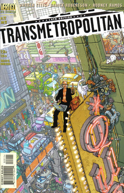 Cover for Transmetropolitan (DC, 1997 series) #22