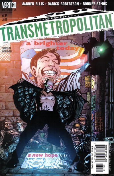 Cover for Transmetropolitan (DC, 1997 series) #34