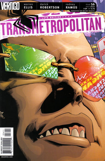 Cover for Transmetropolitan (DC, 1997 series) #56