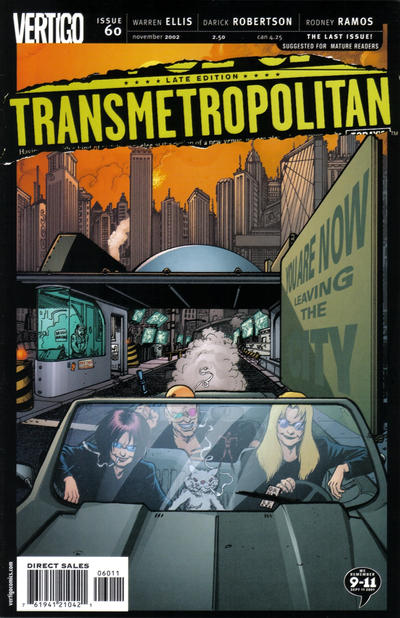Cover for Transmetropolitan (DC, 1997 series) #60