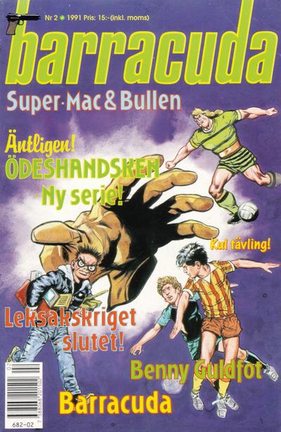 Cover for Barracuda (Atlantic Förlags AB; Pandora Press, 1990 series) #2/1991