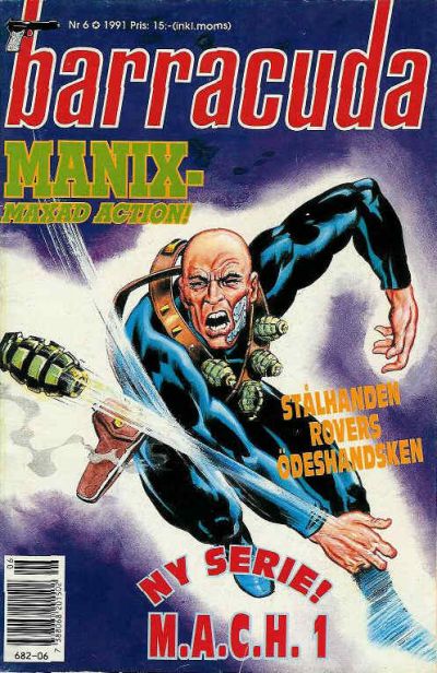 Cover for Barracuda (Atlantic Förlags AB; Pandora Press, 1990 series) #6/1991