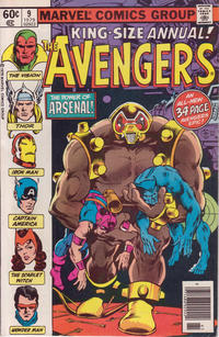 Cover for The Avengers Annual (Marvel, 1967 series) #9 [Newsstand]