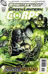 Cover Thumbnail for Green Lantern Corps (DC, 2006 series) #52 [Patrick Gleason / Mark Irwin Cover]