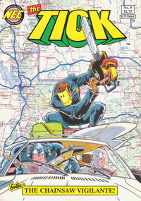 Cover Thumbnail for The Tick (New England Comics, 1988 series) #9 [2nd printing]