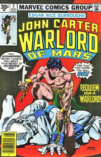 Cover for John Carter Warlord of Mars (Marvel, 1977 series) #3 [35¢]