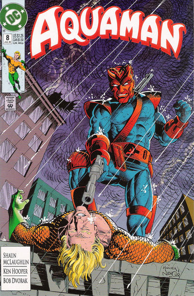 Cover for Aquaman (DC, 1991 series) #8 [Direct]