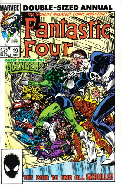 Cover for Fantastic Four Annual (Marvel, 1963 series) #19 [Direct]