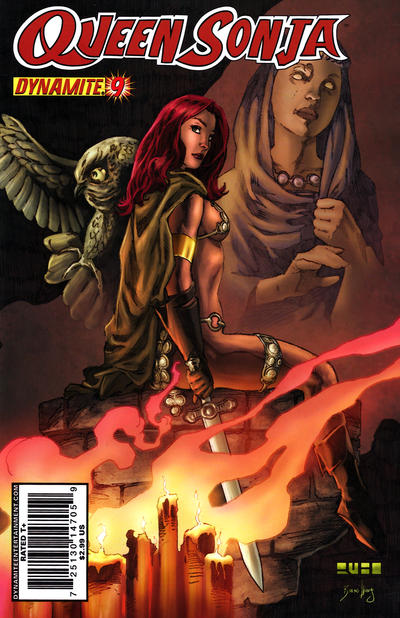 Cover for Queen Sonja (Dynamite Entertainment, 2009 series) #9 [Mel Rubi Cover]