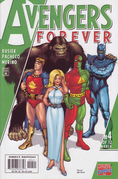 Cover for Avengers Forever (Marvel, 1998 series) #4 ["1950s Avengers" Variant]