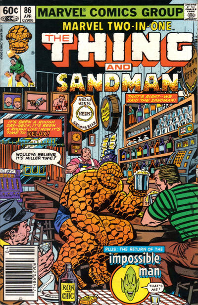 Cover for Marvel Two-in-One (Marvel, 1974 series) #86 [Newsstand]