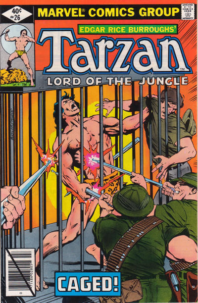 Cover for Tarzan (Marvel, 1977 series) #26 [Direct]