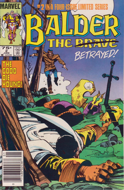 Cover for Balder the Brave (Marvel, 1985 series) #2 [Newsstand]