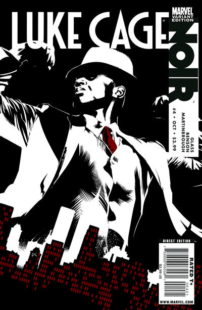 Cover for Luke Cage Noir (Marvel, 2009 series) #4 [Dennis Calero Variant]