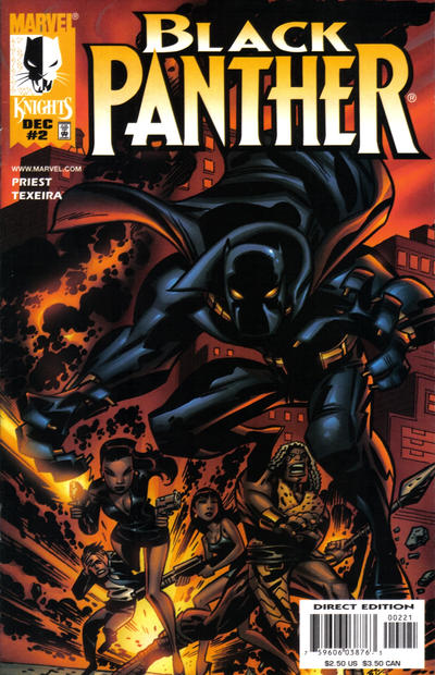Cover for Black Panther (Marvel, 1998 series) #2 [Cover B]