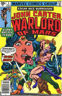 Cover Thumbnail for John Carter Warlord of Mars (Marvel, 1977 series) #5 [35¢]