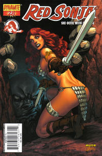 Cover for Red Sonja (Dynamite Entertainment, 2005 series) #28 [Mel Rubi Cover]