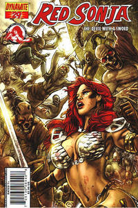 Cover for Red Sonja (Dynamite Entertainment, 2005 series) #29 [Greg Tocchini Cover]