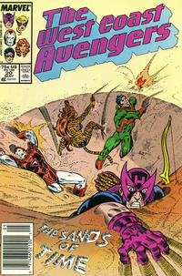 Cover for West Coast Avengers (Marvel, 1985 series) #20 [Newsstand]