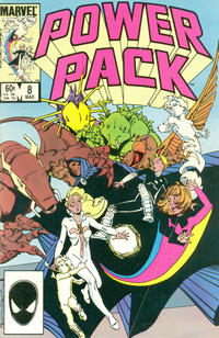 Cover Thumbnail for Power Pack (Marvel, 1984 series) #8 [Direct]