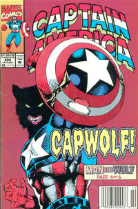 Cover for Captain America (Marvel, 1968 series) #405 [Newsstand]