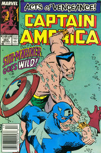 Cover for Captain America (Marvel, 1968 series) #365 [Newsstand]