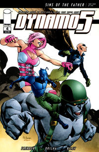 Cover Thumbnail for Dynamo 5: Sins of the Father (Image, 2010 series) #4 [Cover A - Mahmud Asrar]