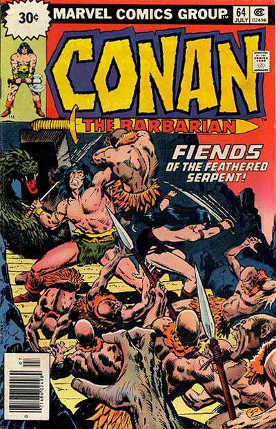 Cover for Conan the Barbarian (Marvel, 1970 series) #64 [30¢]