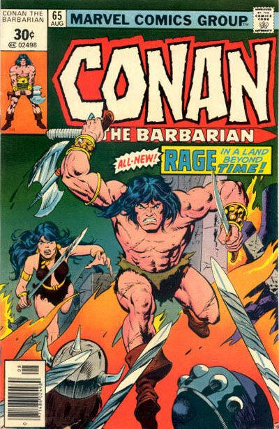 Cover for Conan the Barbarian (Marvel, 1970 series) #65 [30¢]