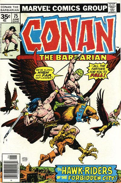 Cover for Conan the Barbarian (Marvel, 1970 series) #75 [35¢]