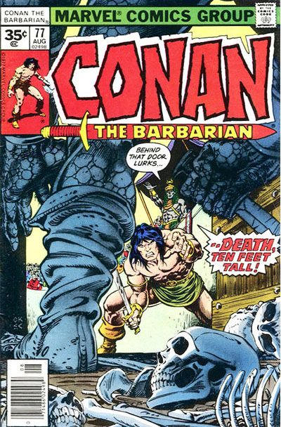 Cover for Conan the Barbarian (Marvel, 1970 series) #77 [35¢]