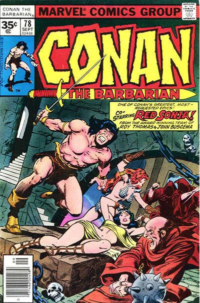 Cover for Conan the Barbarian (Marvel, 1970 series) #78 [35¢]
