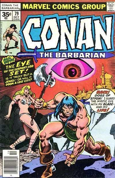 Cover for Conan the Barbarian (Marvel, 1970 series) #79 [35¢]