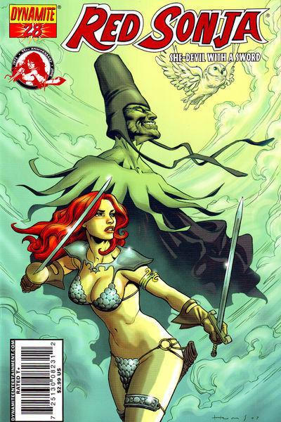 Cover for Red Sonja (Dynamite Entertainment, 2005 series) #28 [Homs Cover]