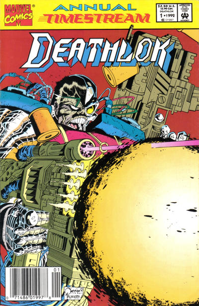 Cover for Deathlok Annual (Marvel, 1992 series) #1 [Newsstand]