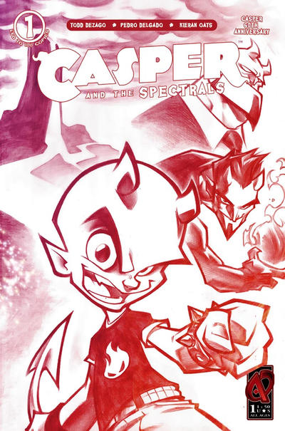 Cover for Casper and the Spectrals (Ardden Entertainment, 2009 series) #1 [Sketch Cover 1:50]