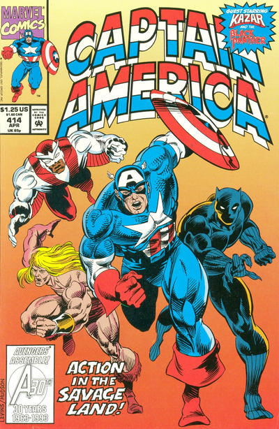 Cover for Captain America (Marvel, 1968 series) #414 [Direct]