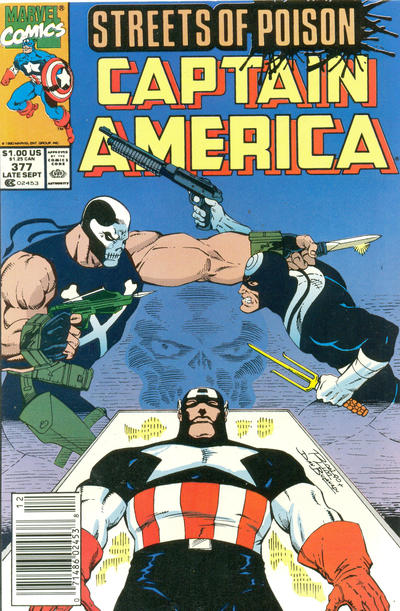 Cover for Captain America (Marvel, 1968 series) #377 [Newsstand]