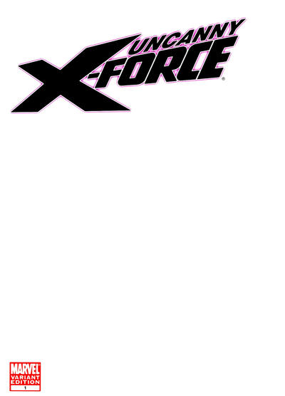Cover for Uncanny X-Force (Marvel, 2010 series) #1 [Blank Cover Variant]