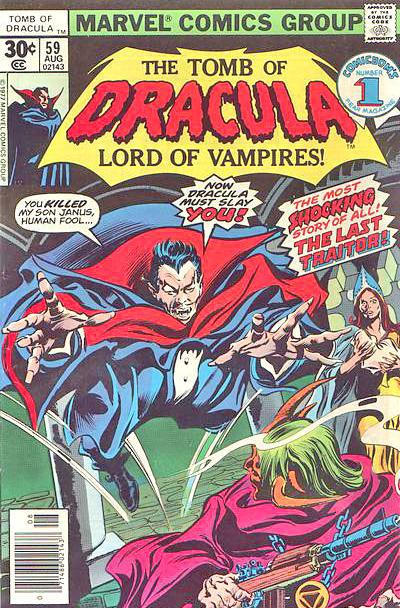 Cover for Tomb of Dracula (Marvel, 1972 series) #59 [30¢]